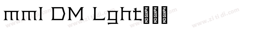 Emmali DEMO Light字体转换